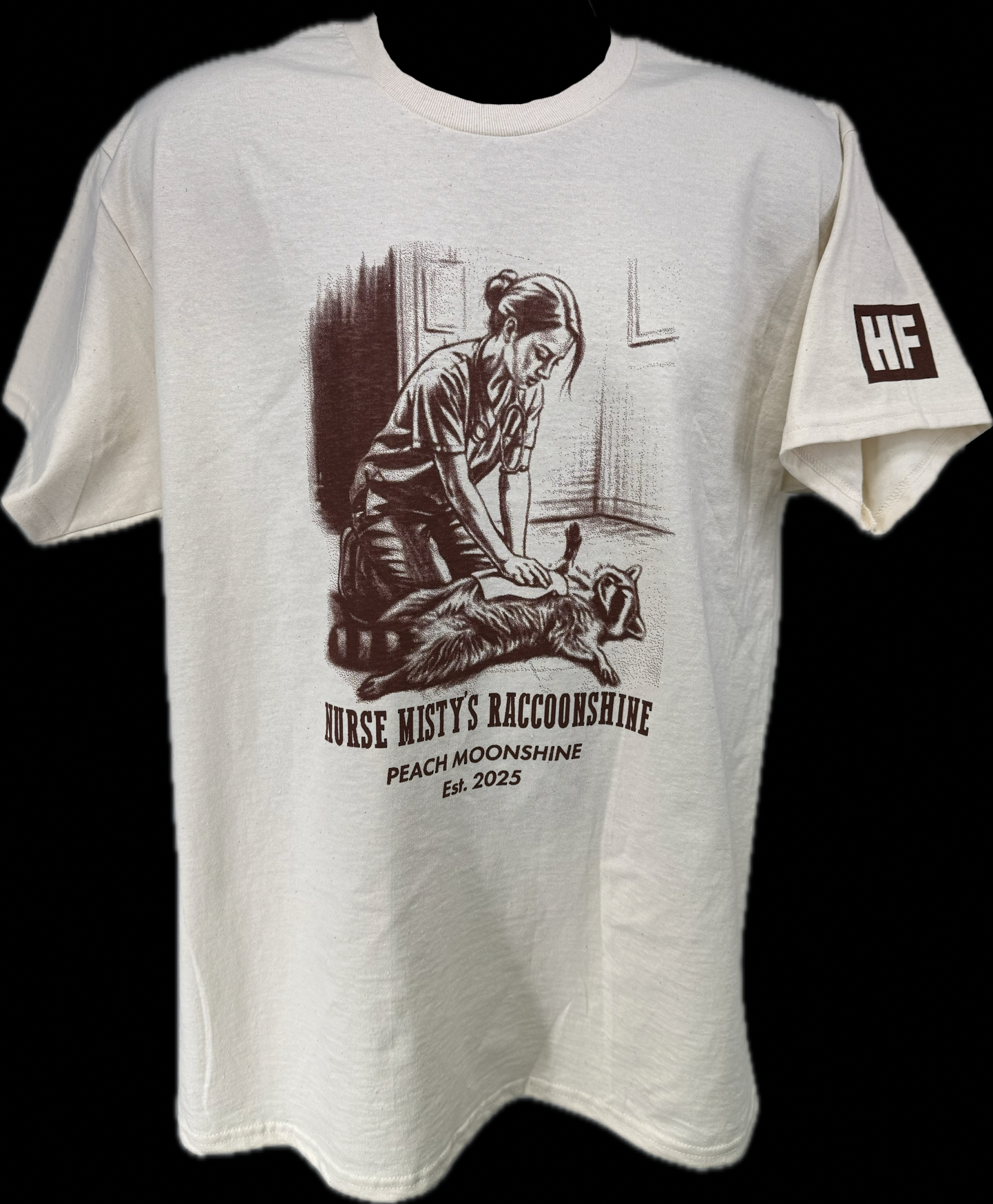 NURSE MISTY'S RACCOONSHINE TEE