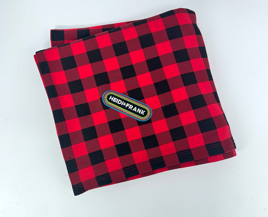 HEIDI & FRANK x KLOS BUFFALO PLAID BLANKET