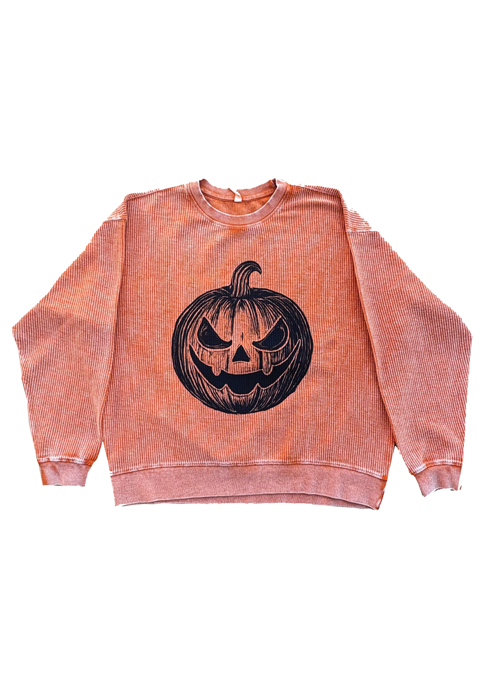 SPOOKY PUMPKIN - CozyCord Crewneck Sweater